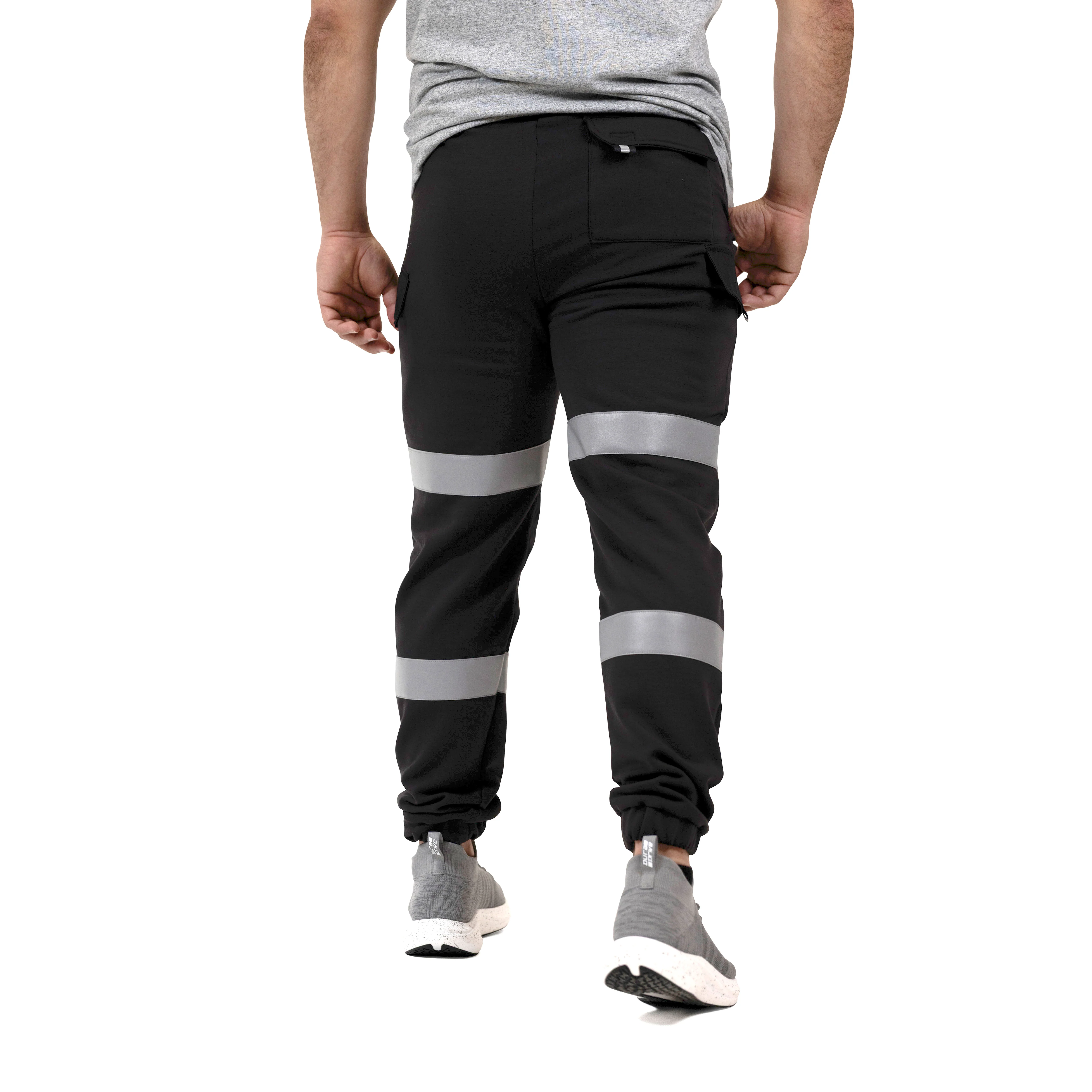 DuraDrive Hi-Vis Fleece Cargo Jogger Sweatpants - Image 7