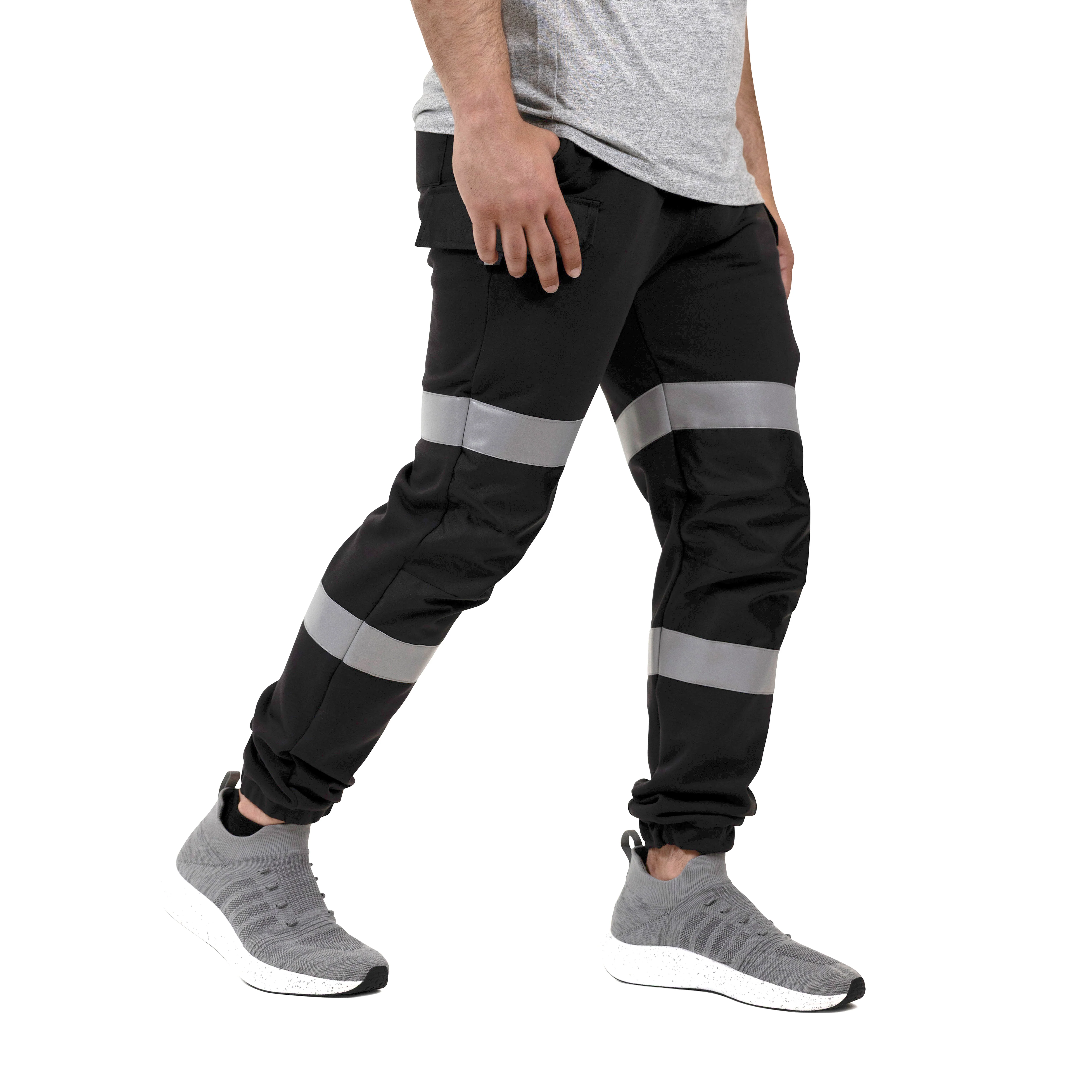 DuraDrive Hi-Vis Fleece Cargo Jogger Sweatpants - Image 8