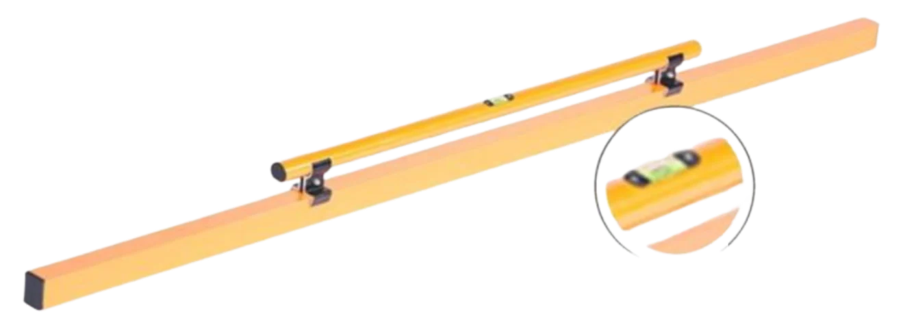 DuraDrive HSA43018 72 Inches Clamped Handle Screed With Level Vial