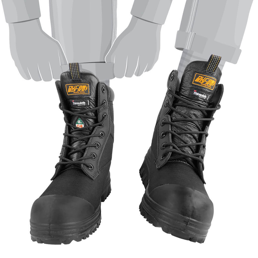 DuraDrive Defender 8in Ballistic Nylon Composite Toe Metal Free Waterproof Boots - Image 9