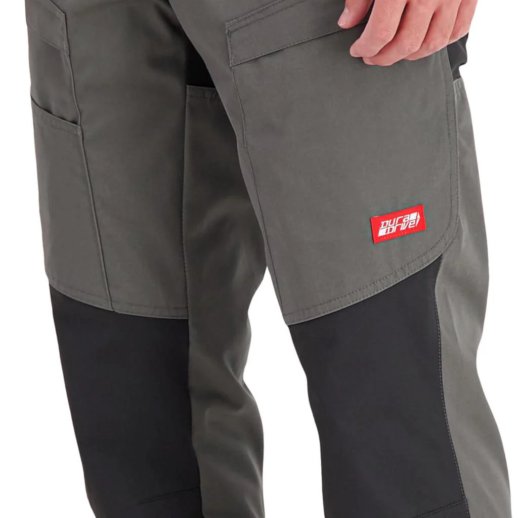 DuraDrive Liberator Grey & Black Stretch Work Pants - Image 7