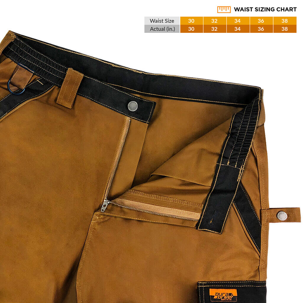 DuraDrive Brown Two Tone Tradesman Work Pant - Image 6