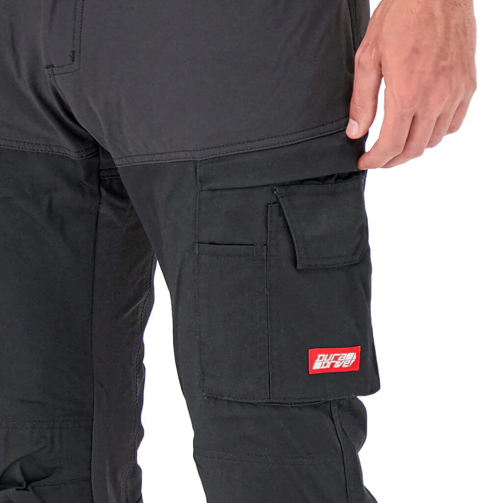 DuraDrive Trill Black Water Repellent Utility Work Pants - Image 4