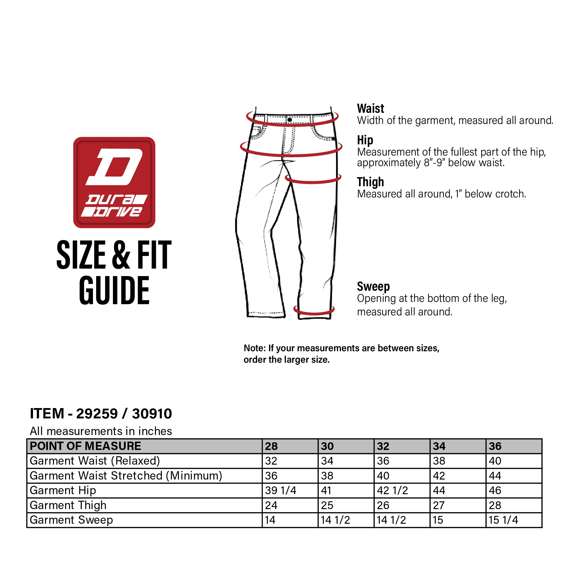 DuraDrive Trill Black Water Repellent Utility Work Pants - Image 5
