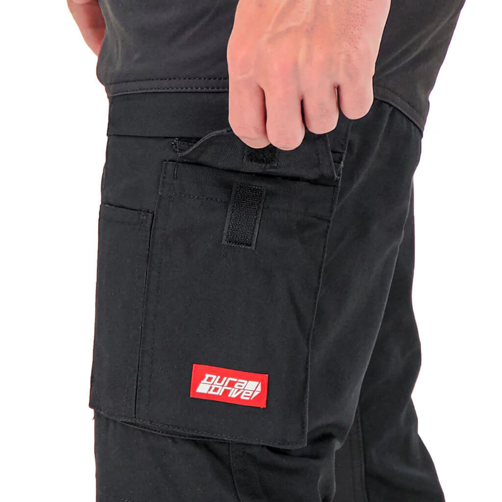 DuraDrive Trill Black Water Repellent Utility Work Pants - Image 6