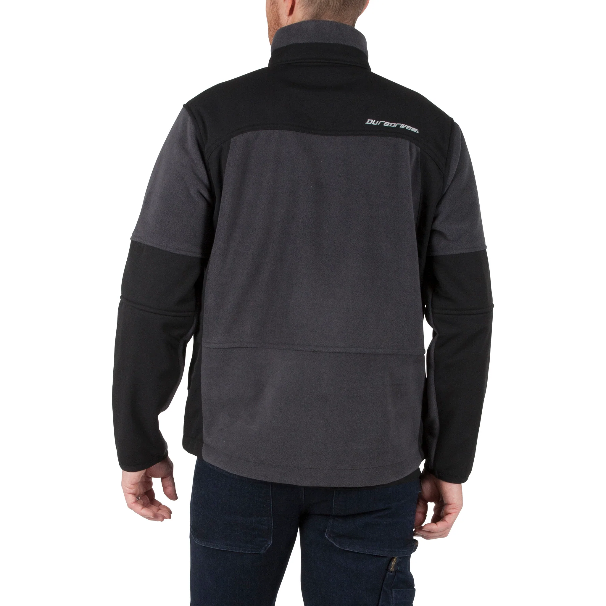 DuraDrive Yolo Charcoal/Black Fleece Work Jacket - Image 3