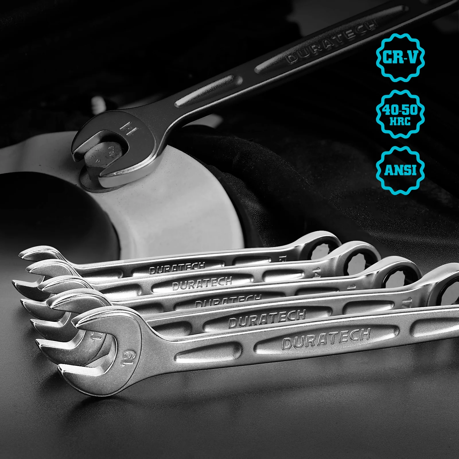 DURATECH DT402053 RATCHET 90-TOOTH COMBINATION WRENCH METRIC - Image 3