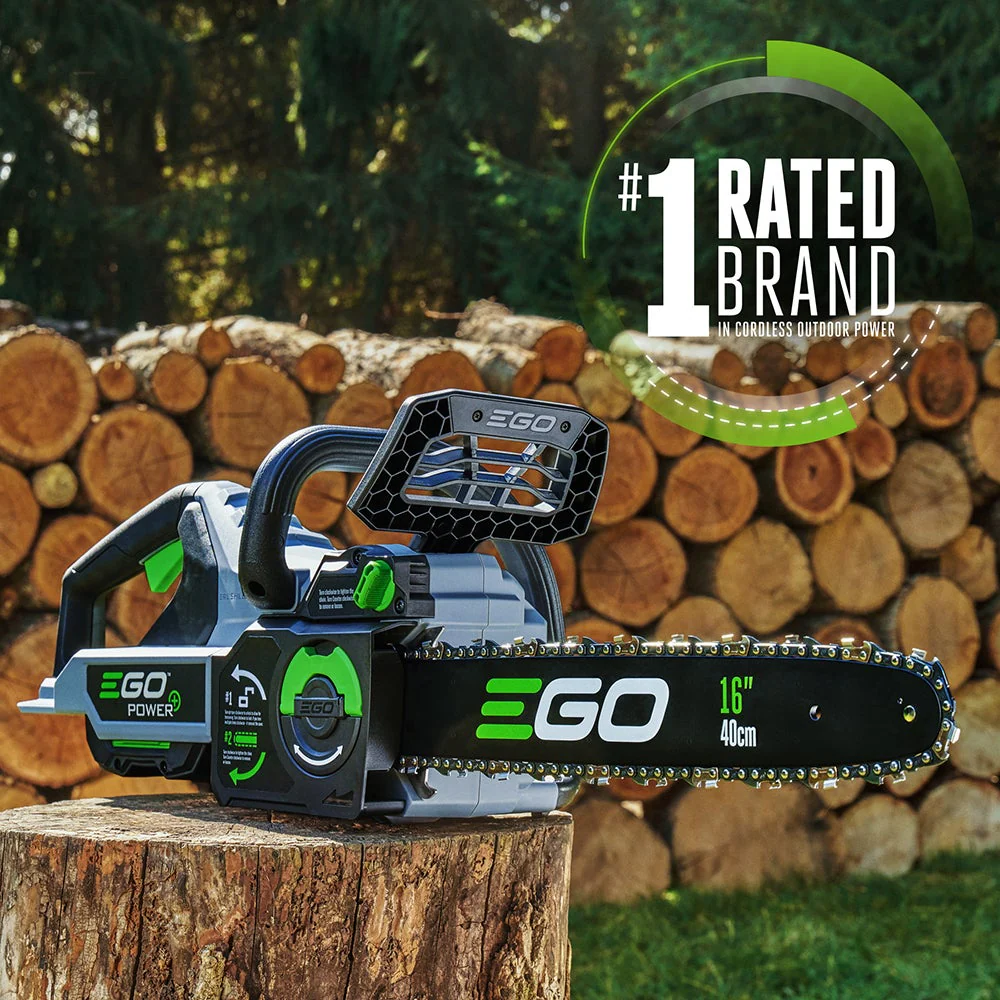 EGO CS1613 56V POWER+ 16 in. Chainsaw Kit (40CC equivlant, w/2.5Ah Battery) - Image 2