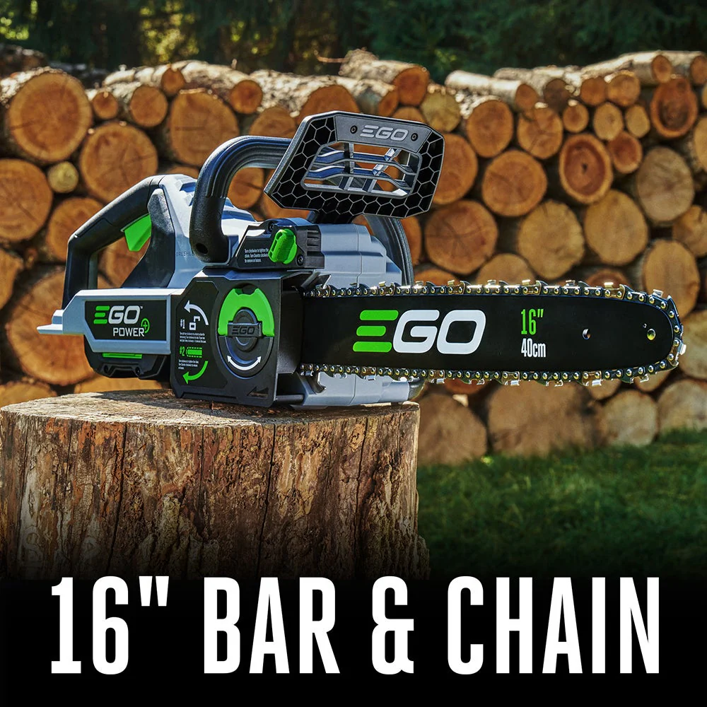 EGO CS1613 56V POWER+ 16 in. Chainsaw Kit (40CC equivlant, w/2.5Ah Battery) - Image 5