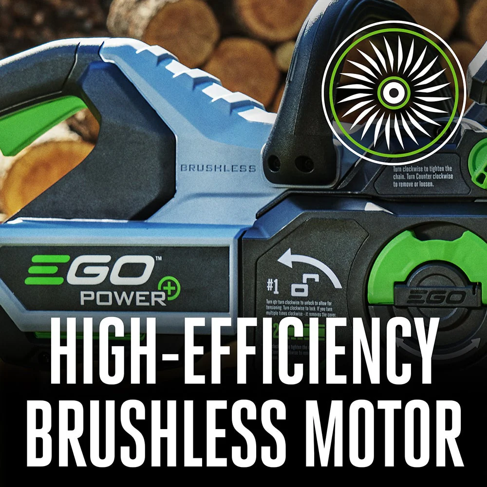 EGO CS1613 56V POWER+ 16 in. Chainsaw Kit (40CC equivlant, w/2.5Ah Battery) - Image 6