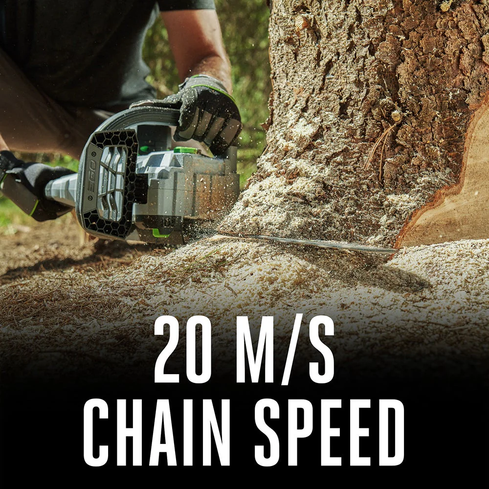 EGO CS1613 56V POWER+ 16 in. Chainsaw Kit (40CC equivlant, w/2.5Ah Battery) - Image 7