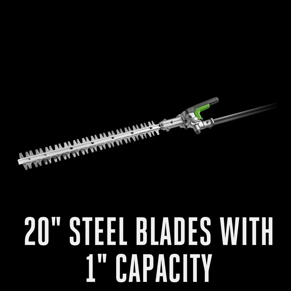 EGO HTA2020 56V POWER+ Multi-head Carbon Fiber Hedge Trimmer Attachment 20 in. - Image 4
