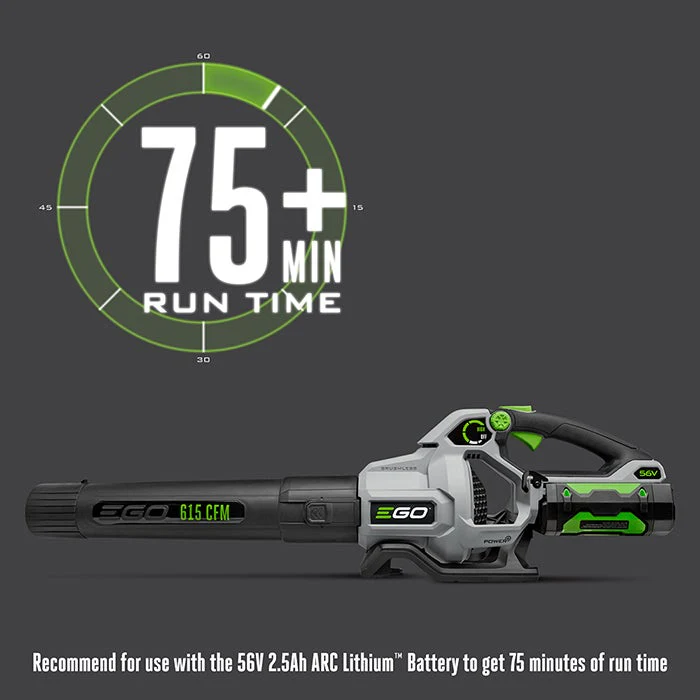 EGO LB6151 56V POWER+ 615 CFM Leaf Blower Kit (w/2.5Ah Battery) - Image 6
