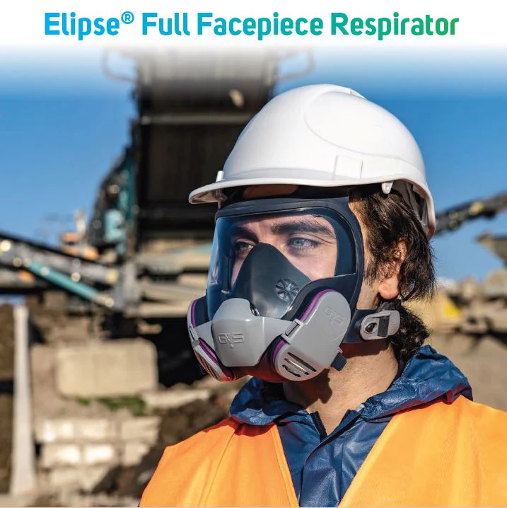 GVS Elipse FFM1243 Full Face Respirator With P100 Filters M/L - Image 3