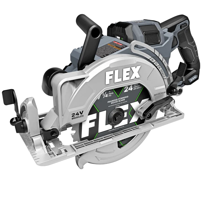 Flex FX2141R-1J 7-1/4 in 24 V Lithium-Ion Brushless Rear Handle Cordless Circular Saw Kit - Image 3