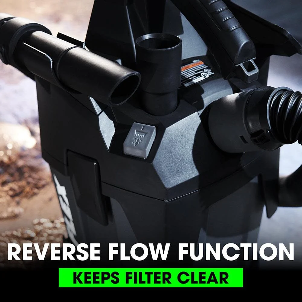 Flex FX5221-Z 1.6 gal Dry 0.8 gal Wet 41 cfm HEPA Brushless Wet/Dry Vacuum (Tool Only) - Image 4