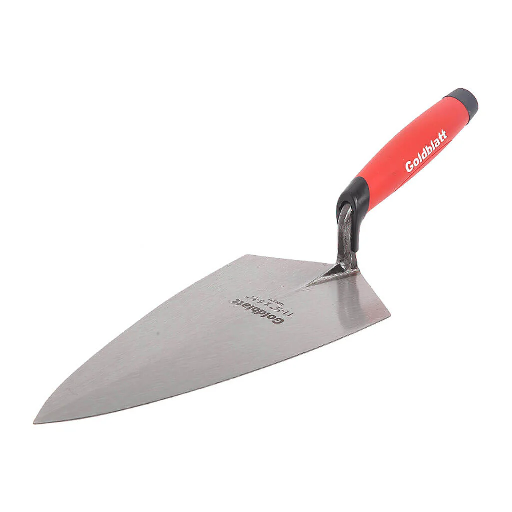 Goldblatt G06973 11.5 in. x 5-3/4 in. Philadelphia-Style Bricklaying Trowel