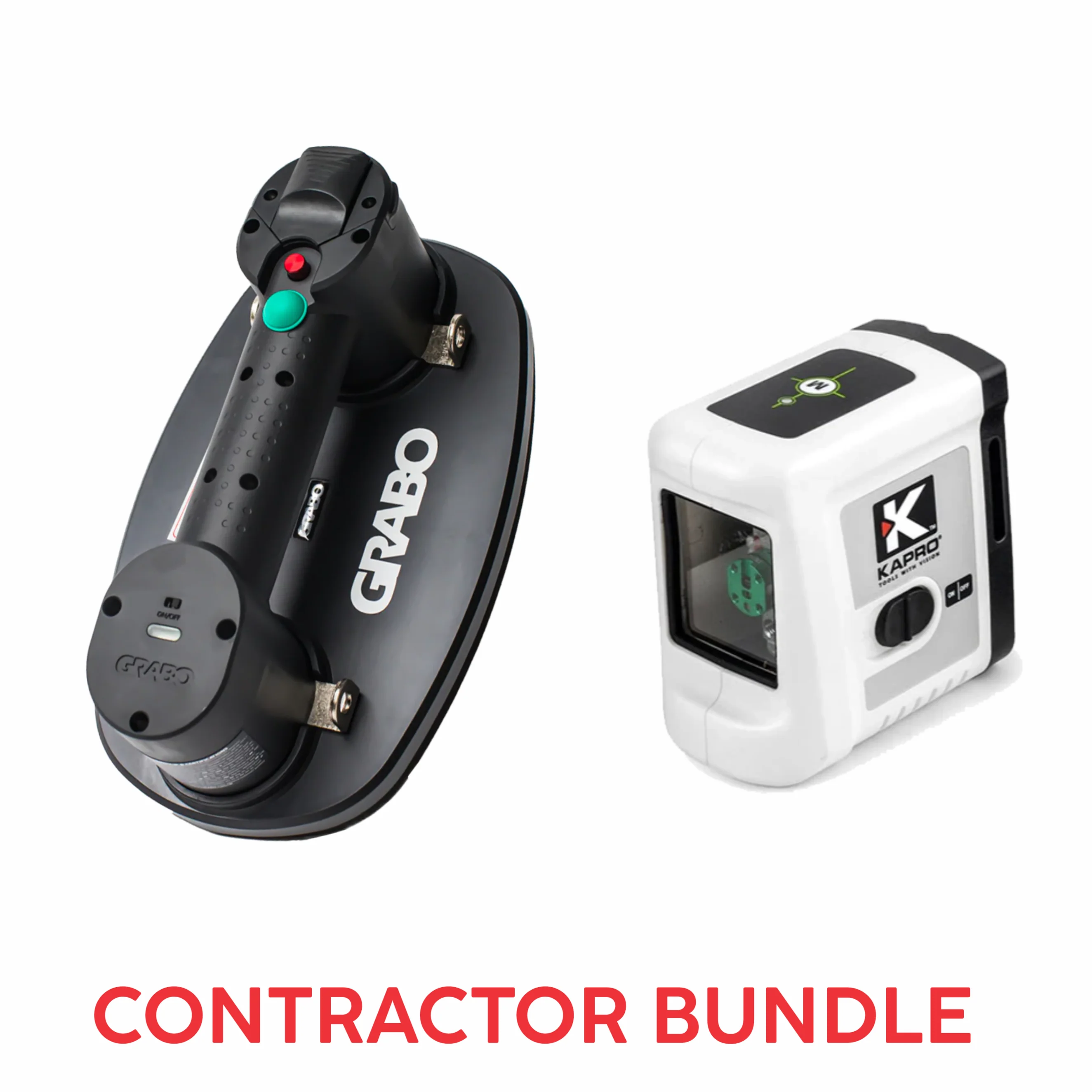 Grabo Nemo Analog Lifter And Kapro 862G Pro Green Cross Line Laser kit - Image 7