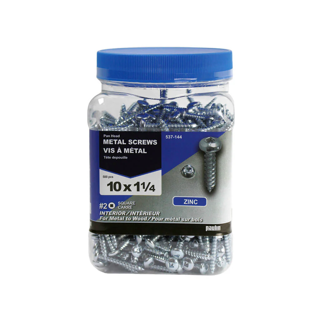 The Hillman Group Paulin 537-144 #10 1-1/4 in Zinc Metal Screw - Image 2