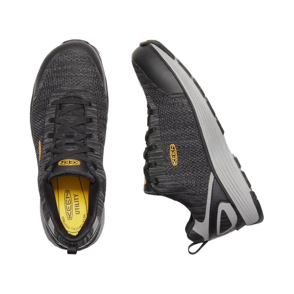 KEEN 1024201 Men's CSA Black Sparta Low Aluminum Toe Safety Work Shoes - Image 2