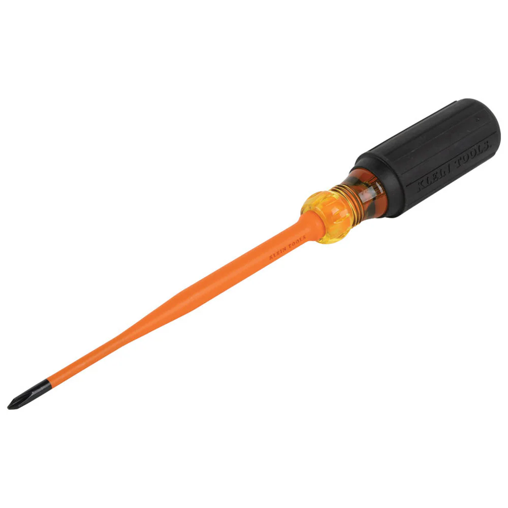 Klein 6956INS #1 Ph Slim-Tip 1000V Ins Scrwdr 6 in. Round Shank