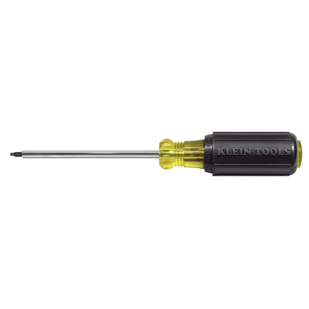 Klein 661 #1 Square Recess Tip Screwdriver 4 in. Shank