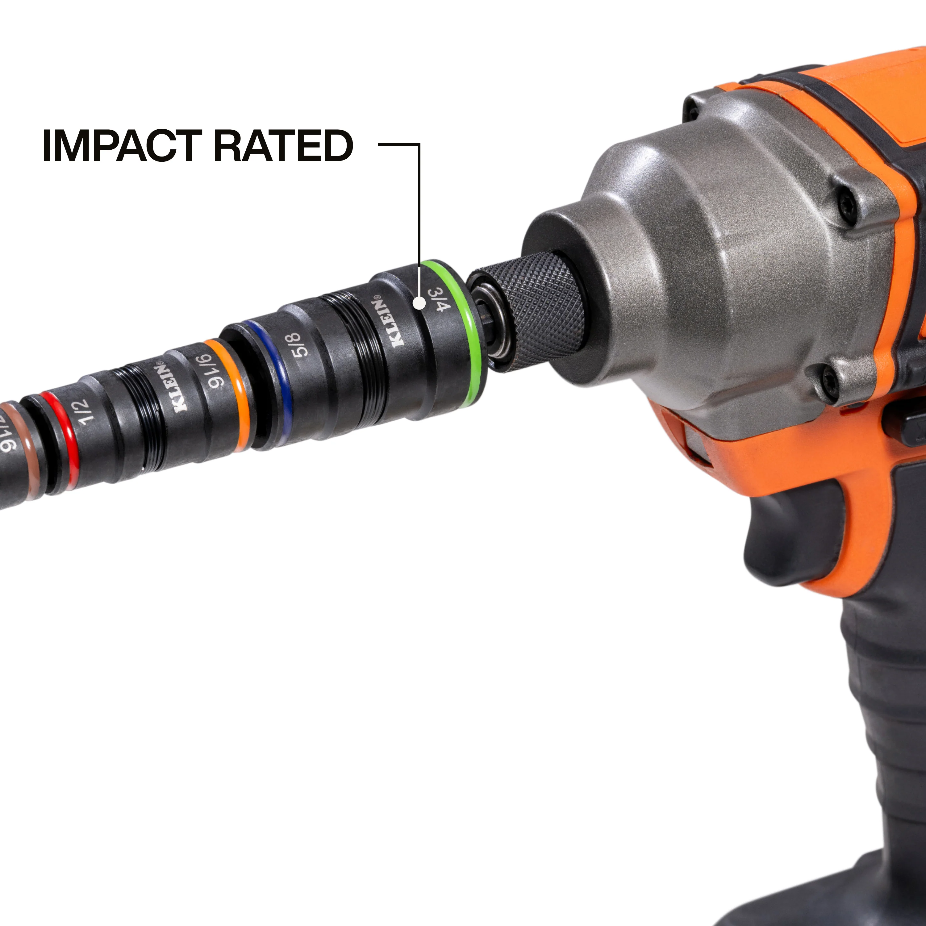 Klein 32934 9-In-1 Impact Rated Flip Socket Set - Image 6