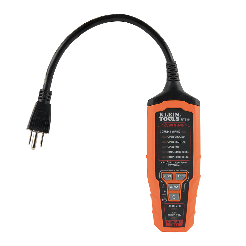 Klein RT310 AFCI /GFCI Outlet Tester - Image 3