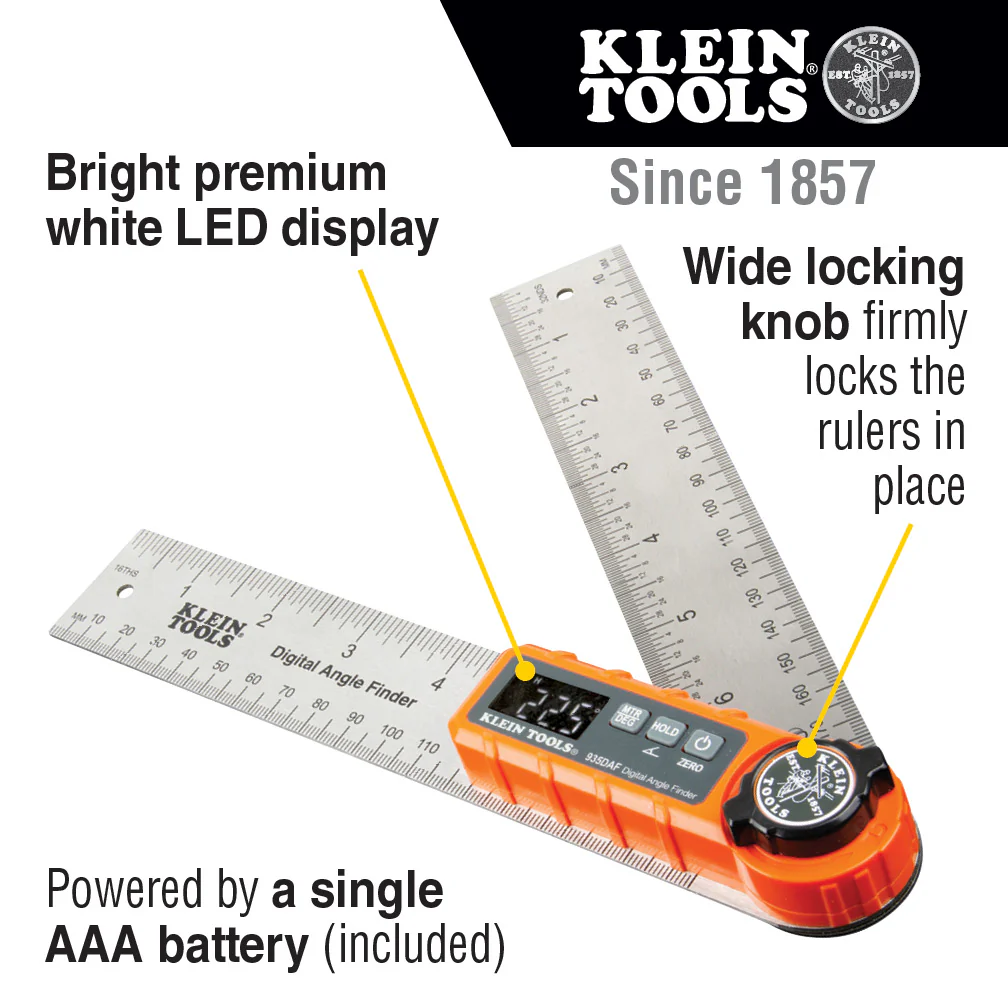 Klein 935DAF Digital Angle Finder - Image 13