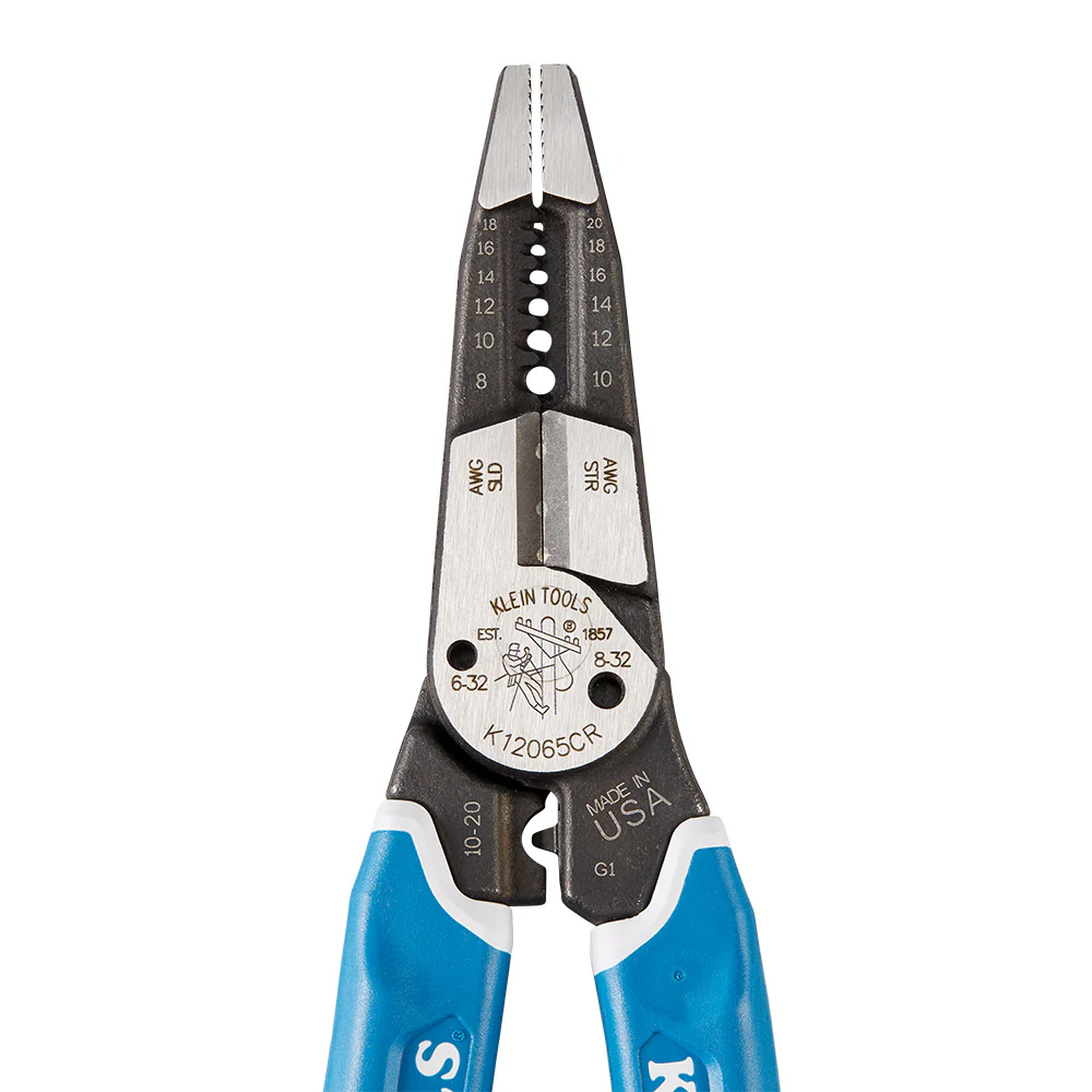 Klein K12065CR Kurve Wire Stripper/Cutter/Crimper 8-20 Awg - Image 2