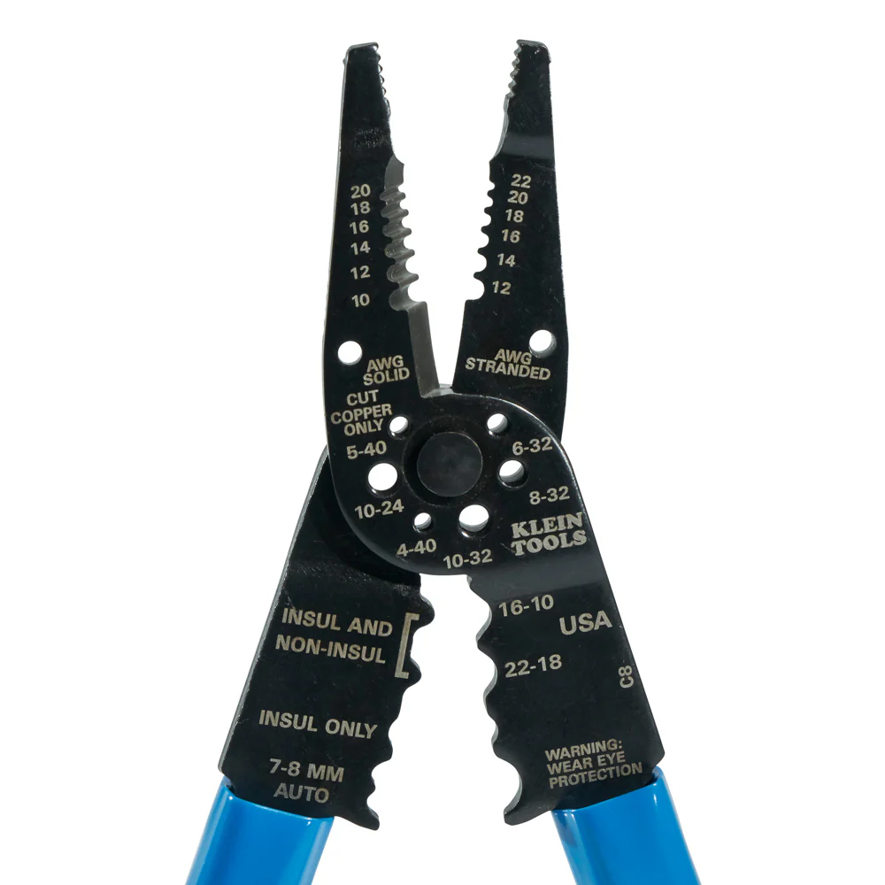 Klein 1010 Long Nose Wire Stripper/Wire Cutters/Crimp Tool - Image 3