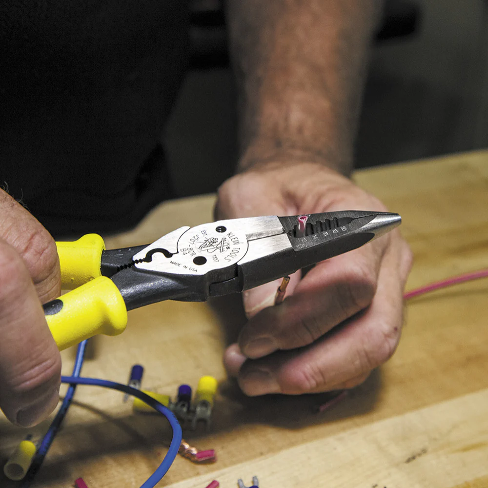 Klein J207-8CR Needle Nose Pliers w/Crimper 8.5 in. - Image 3