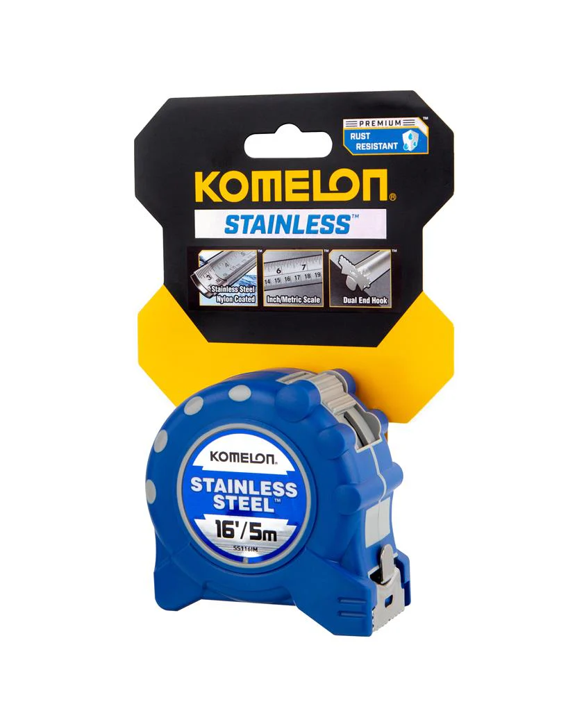 Komelon 5m / 16 ft x 1 in. Tape Measure - Image 2