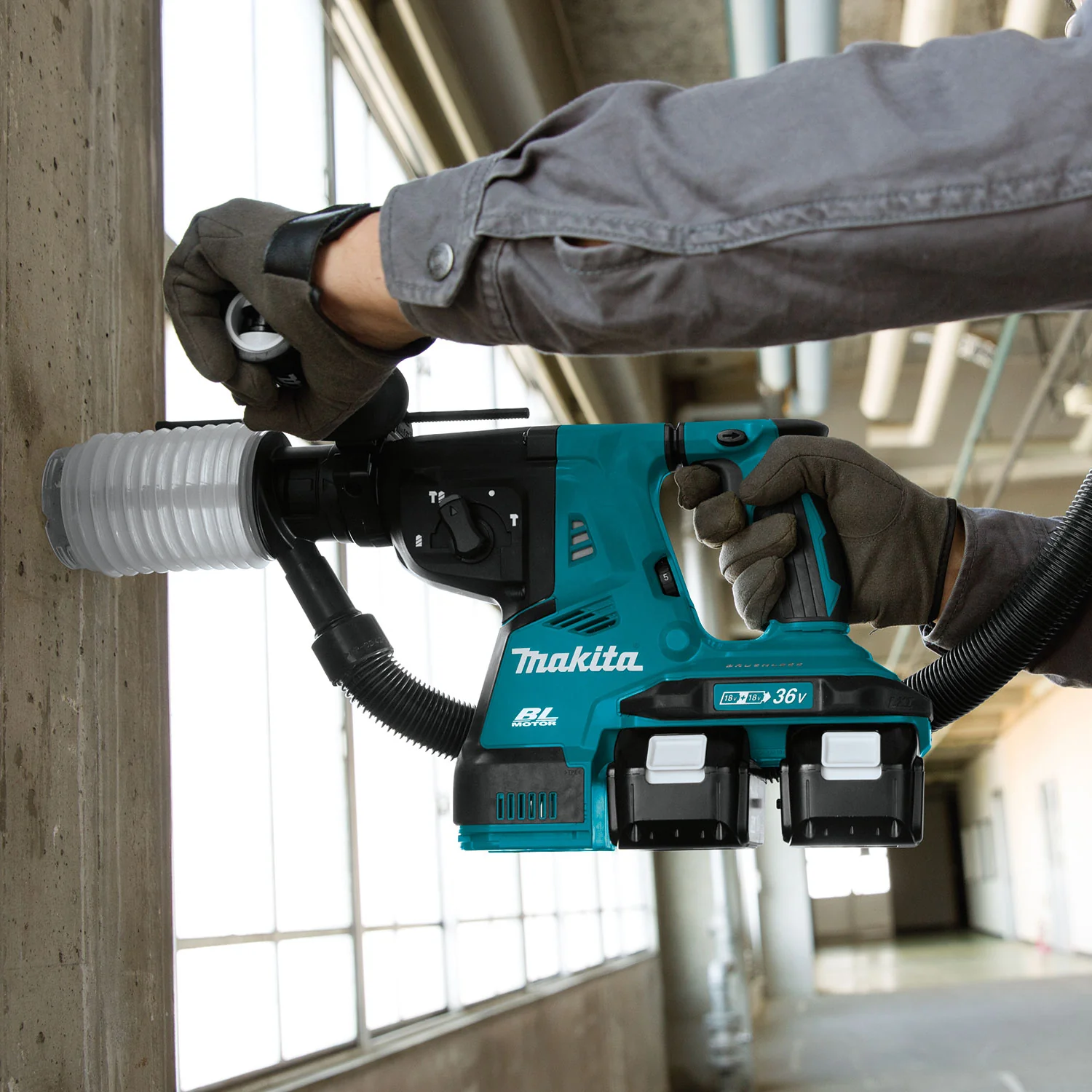 Makita DHR280Z LXT 18V 1-1/8 in. Brushless Cordless Rotary Hammer (Tool Only) - Image 7