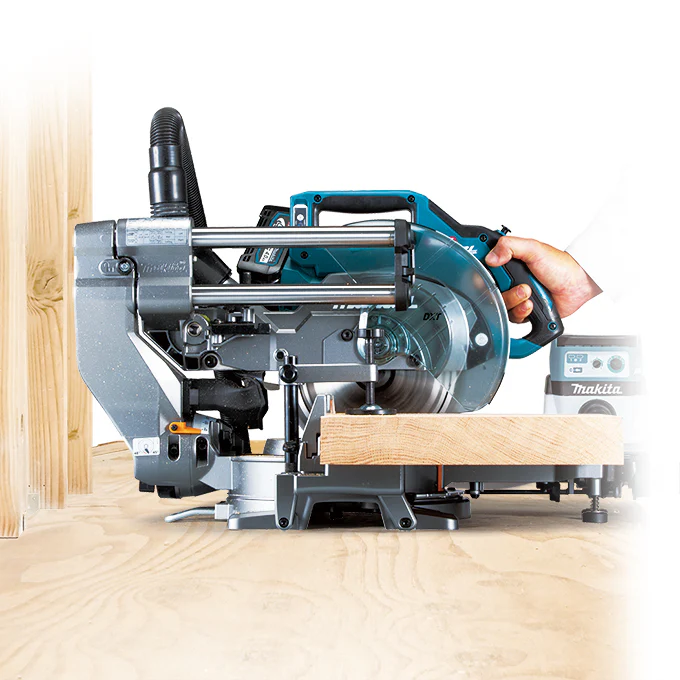 Makita LS002GM102 40V Max XGT
  Brushless 8-1/2 in. Dual Compound Mitre Saw with AWS Kit (4.0Ah x1) - Image 4