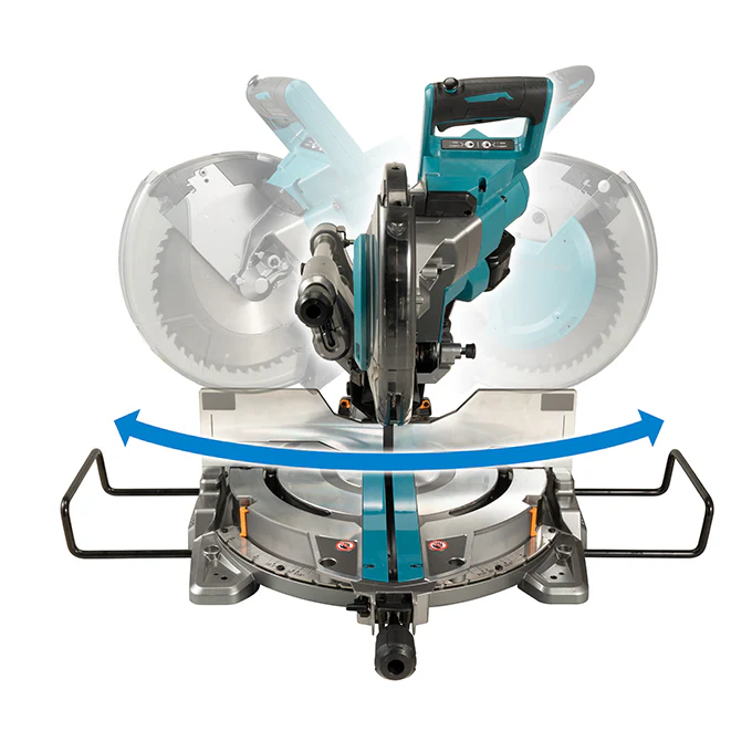 MAKITA
  LS004GZ 40V Max XGT Brushless 10 in. Dual Compound Mitre Saw with AWS (Tool
  Only) - Image 3