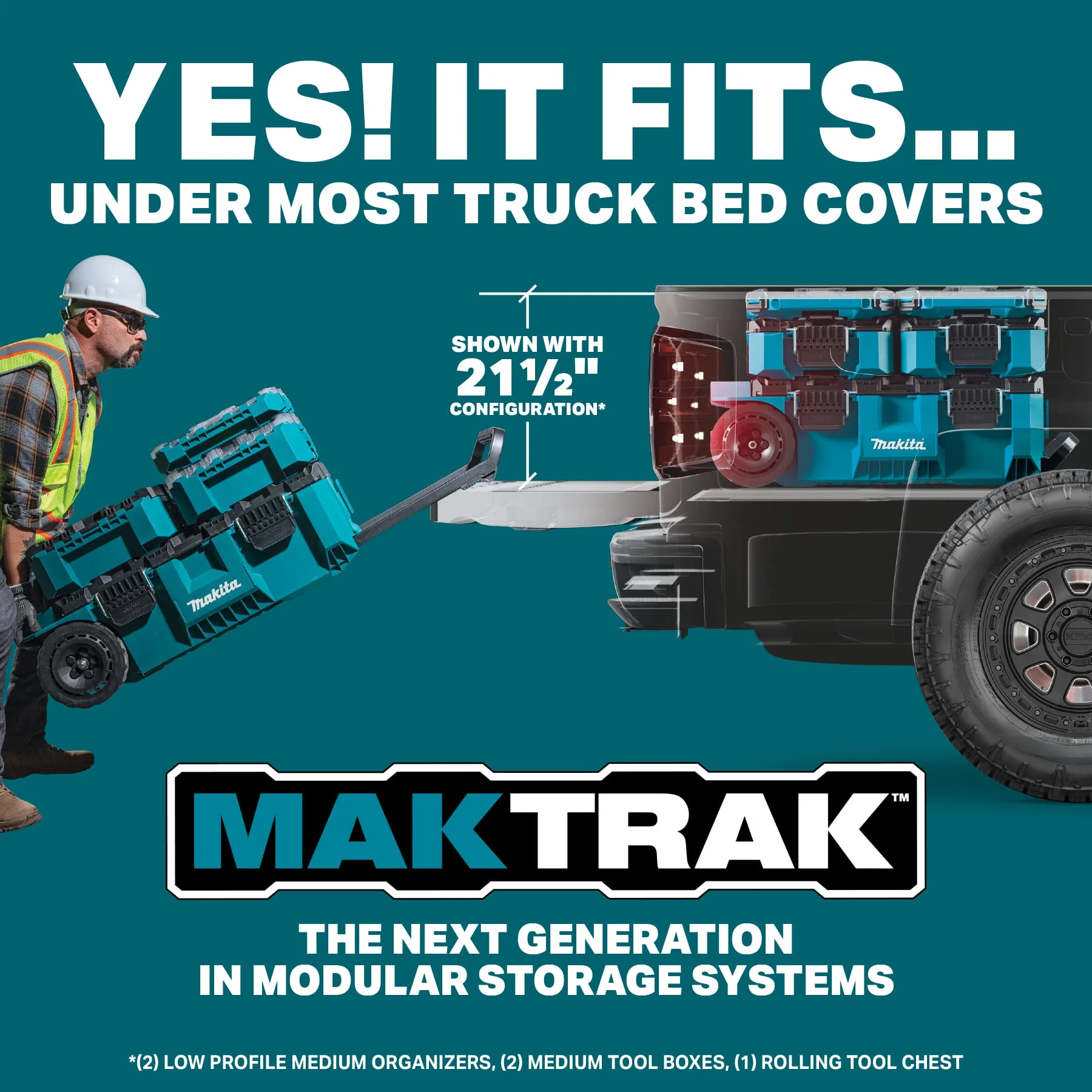 Makita Maktrak⢠T-90021 Extra Large Extension Tool Box - Image 25
