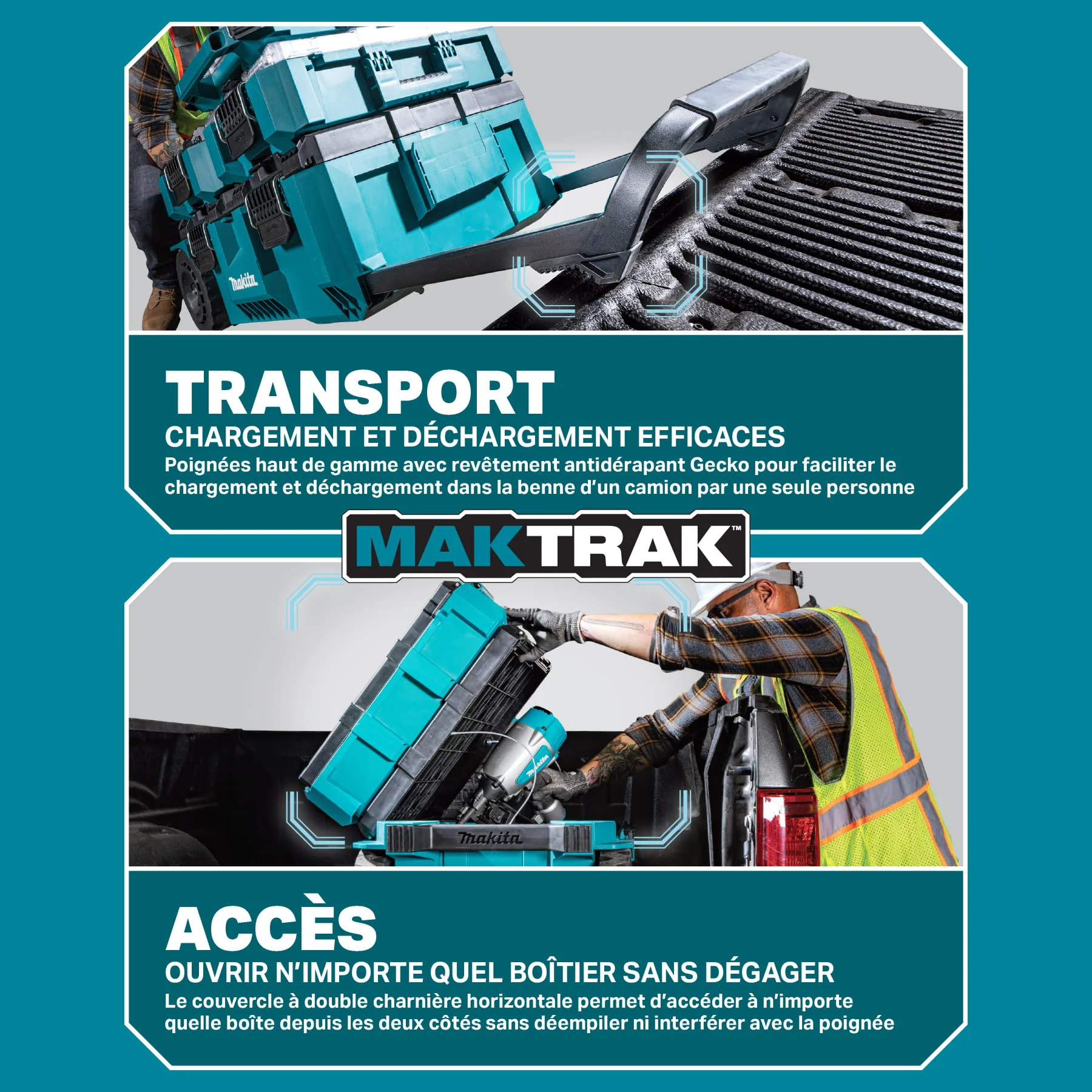 Makita Maktrak™ T-92140 4Pc Standard Deep Bin Set (For T-90043/T-90065) - Image 11