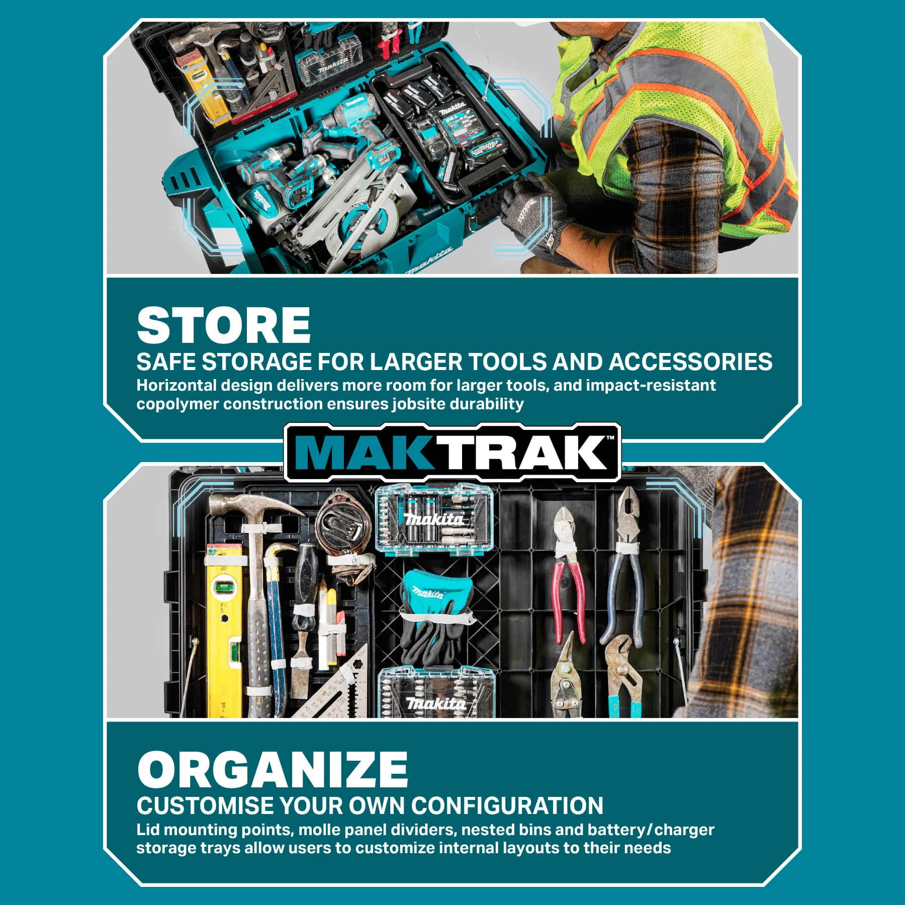 Makita Maktrak™ T-92178 4Pc Standard Low-Profile Bin Set (For T-90059) - Image 11