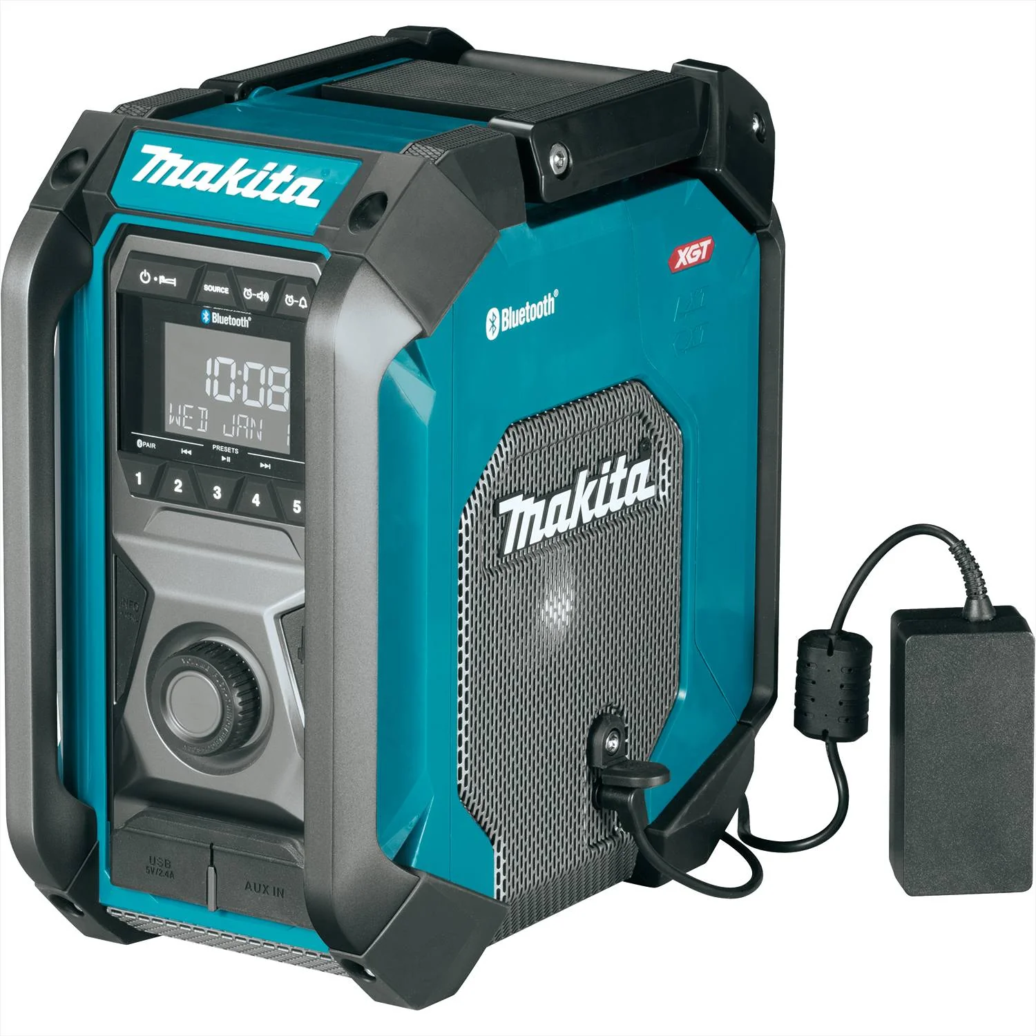 MAKITA MR006G 12/18/40V Jobsite
  Radio w/Bluetooth & USB, Tool Only - Image 6