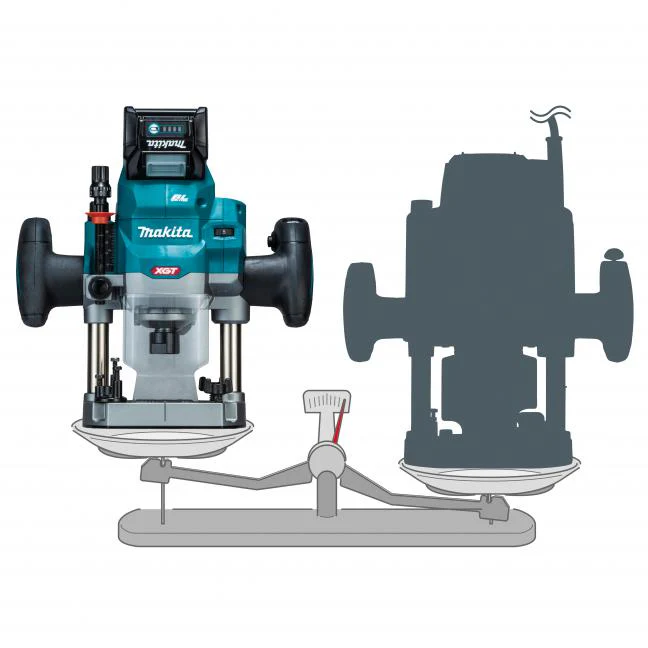 MAKITA RP001GZ01 40V Max XGT BL
  1/2 in. Plunge Router w/AWS, Tool Only - Image 18
