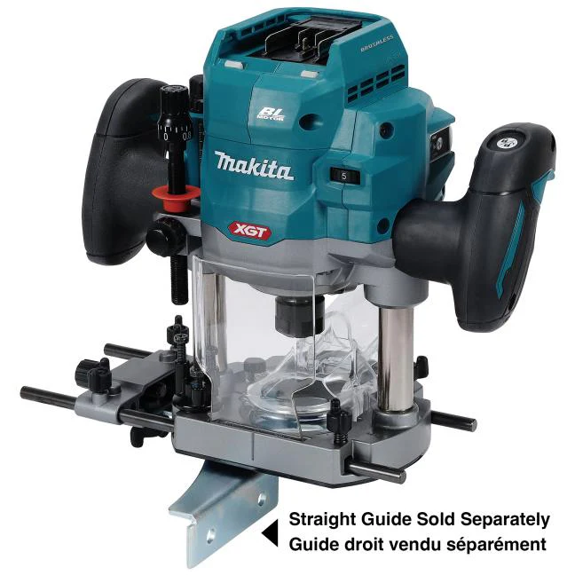 MAKITA RP001GZ01 40V Max XGT BL
  1/2 in. Plunge Router w/AWS, Tool Only - Image 21
