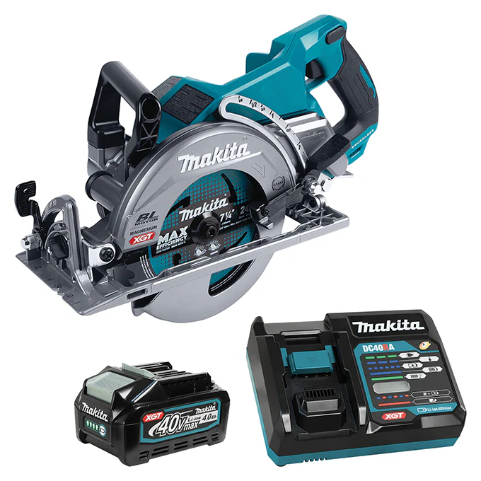 Makita RS001GM101 40V Max XGT
Brushless 7-1/4 in. Circular Saw Kit (1 x 4.0 Ah) - Image 2