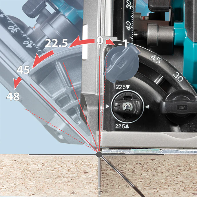 MAKITA SP001GZ02 40V Max XGT
  Brushless Plunge Cut Circular Saw w/AWS, Tool Only - Image 3