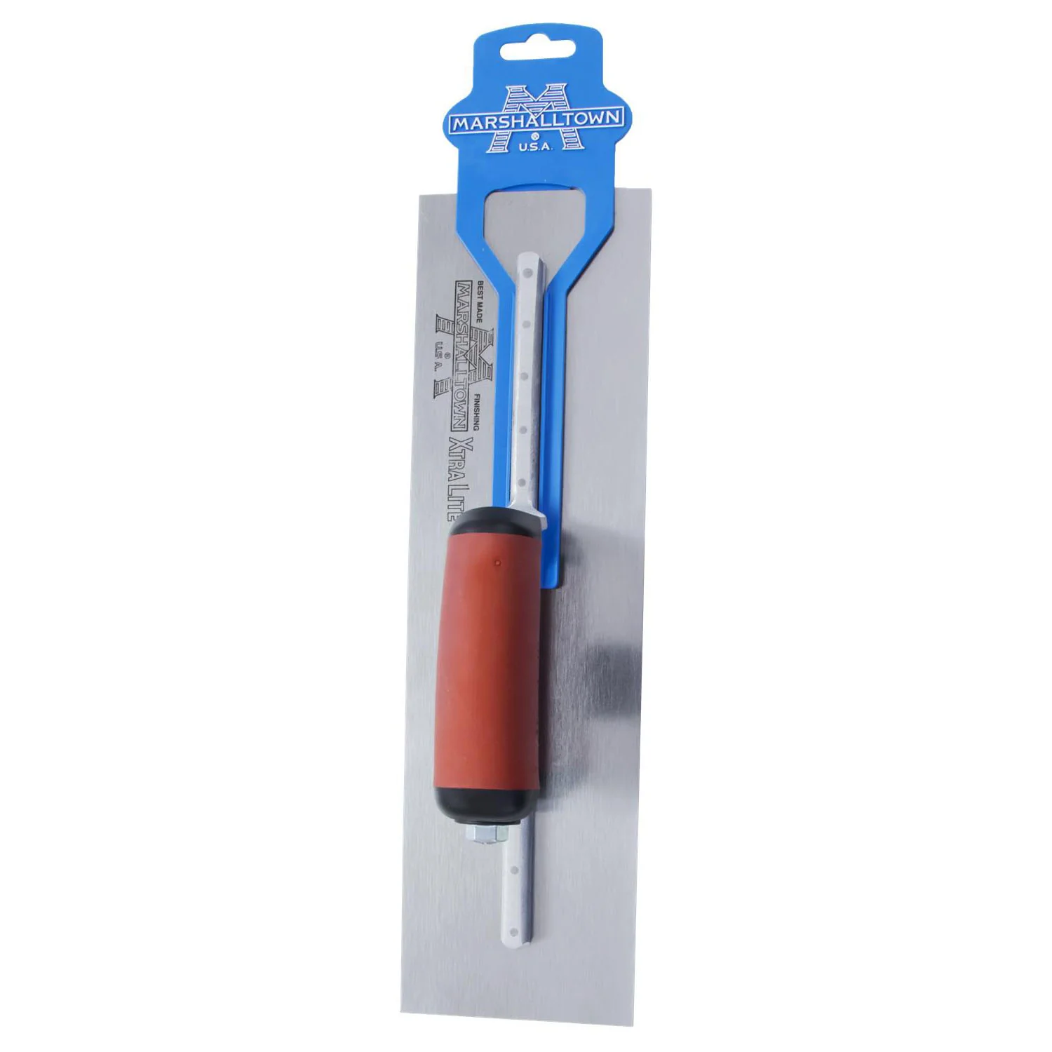 MARSHALLTOWN 13229 14 in. x 4 in. Curved Durasoft Handle Finishing Trowel - Image 4