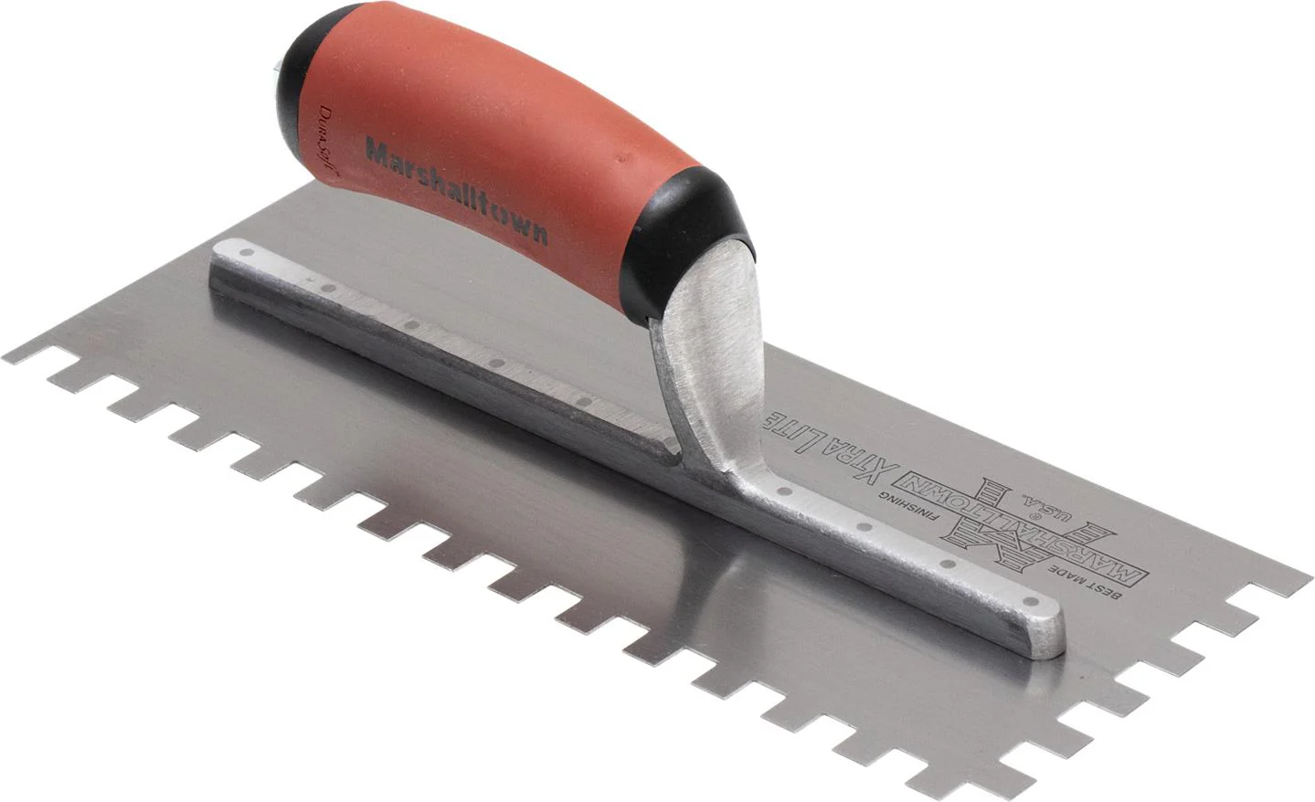 MARSHALLTOWN 15820 3/8 in. Durasoft Handle Square Notched Trowel - Image 4