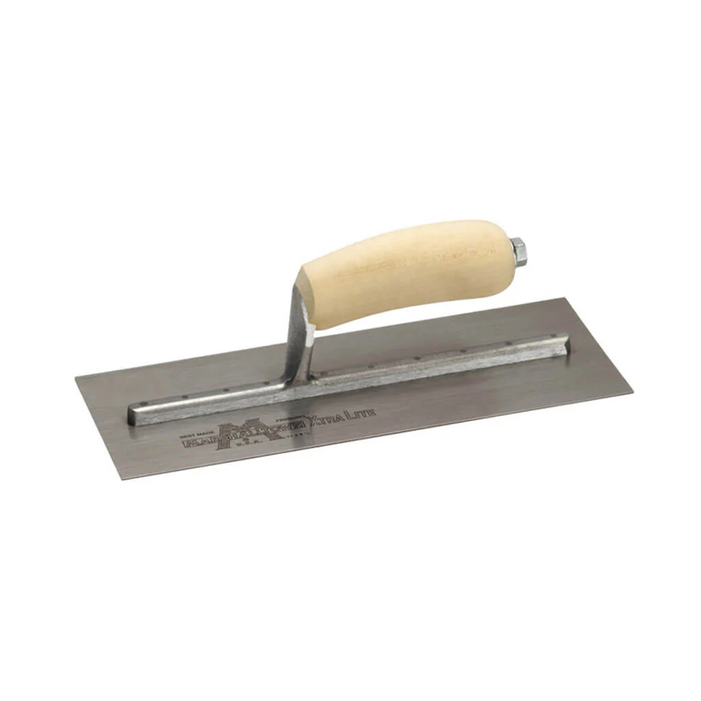 MARSHALLTOWN 12124 11 in. x 4-1/2 in. Curved Finishing Trowel - Image 2