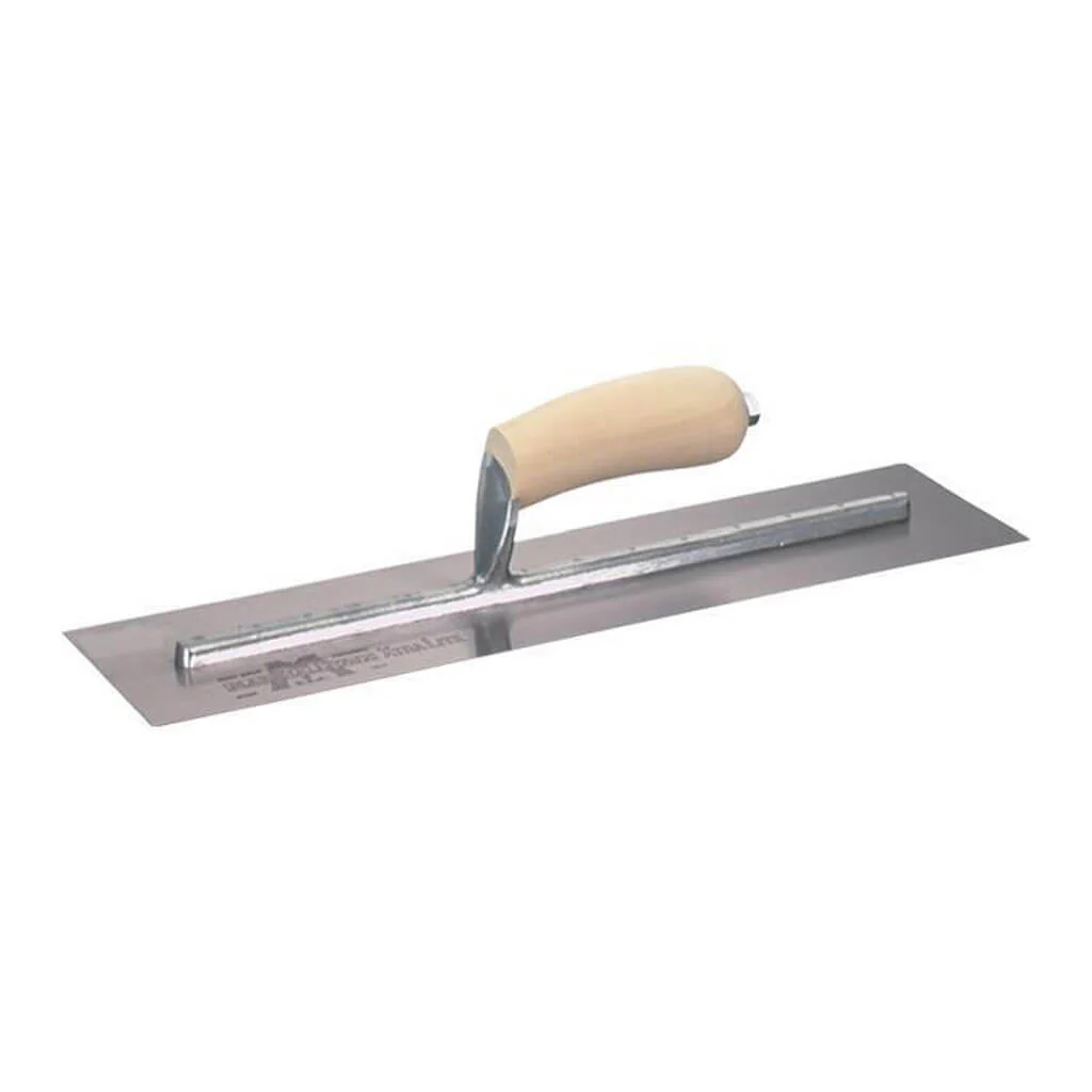 MARSHALLTOWN 12124 11 in. x 4-1/2 in. Curved Finishing Trowel - Image 4