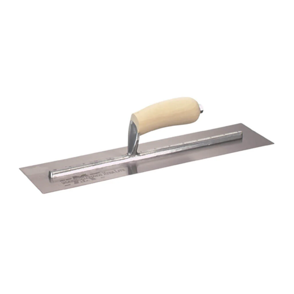 MARSHALLTOWN 12124 11 in. x 4-1/2 in. Curved Finishing Trowel - Image 6