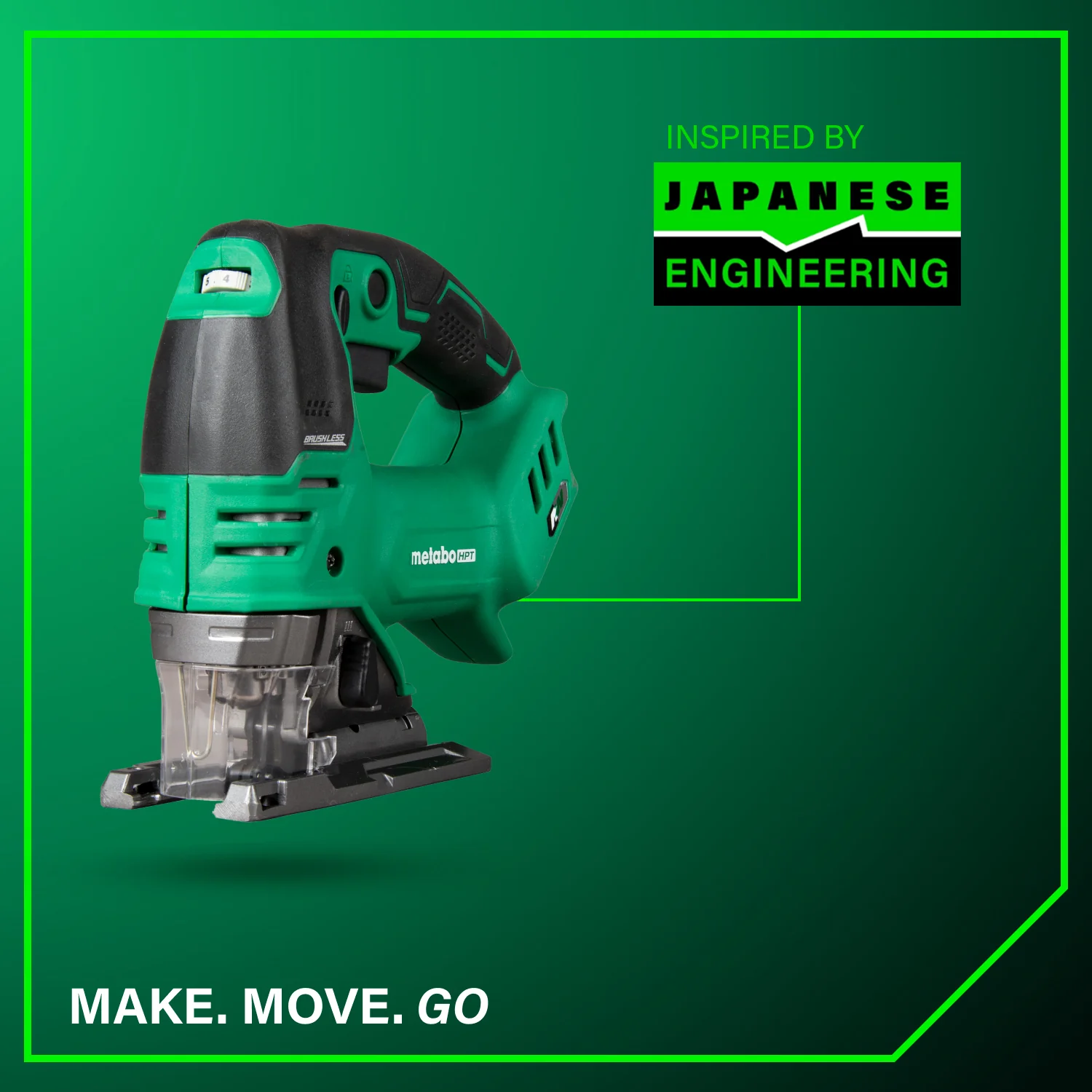 Metabo HPT CJ36DAQ4M 36-Volt MultiVolt Cordless/Corded Brushless Jig Saw (Tool Only) - Image 10